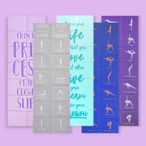 173*61CM Exercise Pilates Folding PVC Yoga Mat Beach Travel Cushion for Back Exercise at Home FITNESS Lose Weight Meditation - Image 4