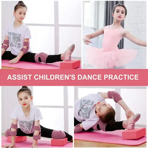 1pc High Density Yoga Foam Blocks Non-slip Solid Color Yoga Balance Fitness Dance Supplies For Yoga Pilates And Meditation - Image 2