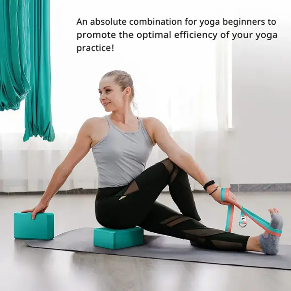 1pc High Density Yoga Foam Blocks Non-slip Solid Color Yoga Balance Fitness Dance Supplies For Yoga Pilates And Meditation - Image 4