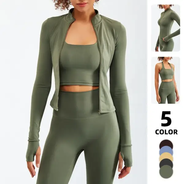2/3PCS Sport Yoga Set Soft And Breathable High Waist Fitness Gym Suit Sportwear Women Set Workout Clothes For Women Tracksuit - Image 3