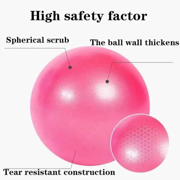 25cm Pilates Ball Explosion-proof Yoga Core Ball Indoor Balance Exercise Gym Ball for Fitness Pilates Equipment - Image 5