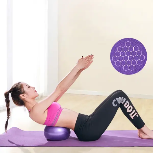 25cm Yoga Ball Exercise Gymnastic Fitness Pilates Ball Balance Exercise Gym Fitness Yoga Ball Indoor Training Yoga Ball Core - Image 3