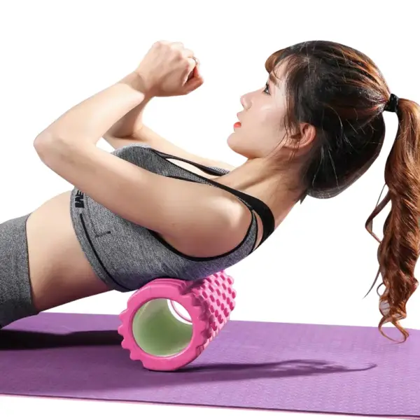 26/33cm Yoga Column Foam Fitness Pilates Back Muscle Massage Roller Gym Home Myofascial Release The Grid Body Relaxation - Image 3