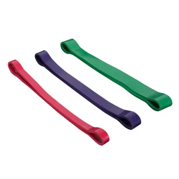 3-Pack Non-Slip Elastic Resistance Bands for Pilates, Yoga, Gym - Fitness Loops for Women's Legs and Butt - Image 4