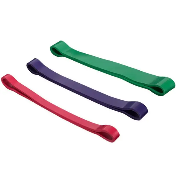 3-Pack Non-Slip Elastic Resistance Bands for Pilates, Yoga, Gym - Fitness Loops for Women's Legs and Butt - Image 5