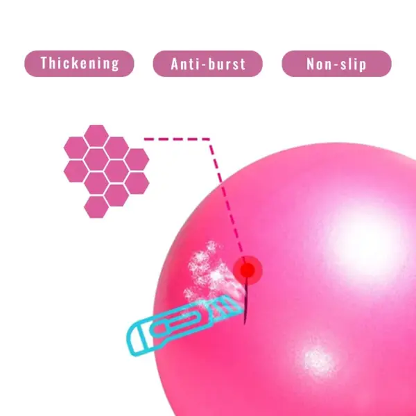 4pcs 25cm Yoga Ball Exercise Gymnastic Fitness Pilates Ball Balance Exercise Gym Fitness Yoga Core Ball Indoor Training Ball - Image 6