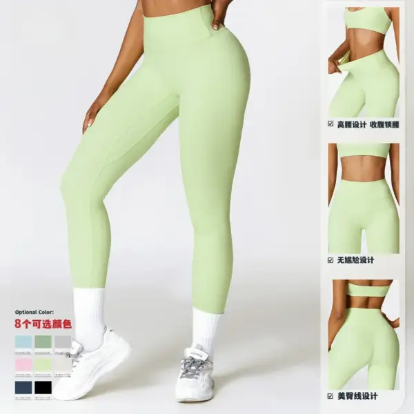 AL Yoga Pants High Waist Hip Lift Brushed Yoga Leggings Women Running Quick Drying Fitness Pants Slim Tight Sweat Leggings - Image 3