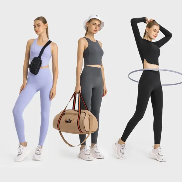 ASHLIMO Leggins Women Gym Free Size Yoga Pants Lift Hip High Waist Nude Feel No Trace Exercise Pants Lulu Fitness Yoga Clothing - Image 2