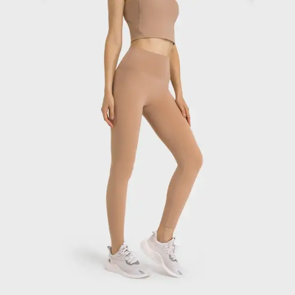 ASHLIMO Leggins Women Gym Free Size Yoga Pants Lift Hip High Waist Nude Feel No Trace Exercise Pants Lulu Fitness Yoga Clothing - Image 5