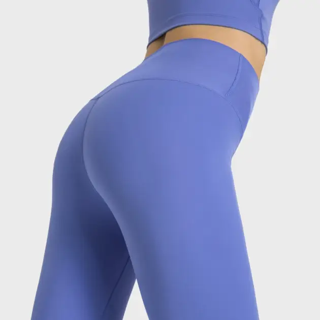 ASHLIMO Leggins Women Gym Free Size Yoga Pants Lift Hip High Waist Nude Feel No Trace Exercise Pants Lulu Fitness Yoga Clothing