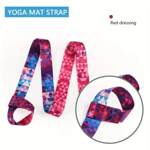Adjustable Yoga Mat Strap Yoga Mat Bundle Strap Shoulder Straps Sports Stretch Strap Floor Mat Storage Strap Yoga Mat Bag - Image 2