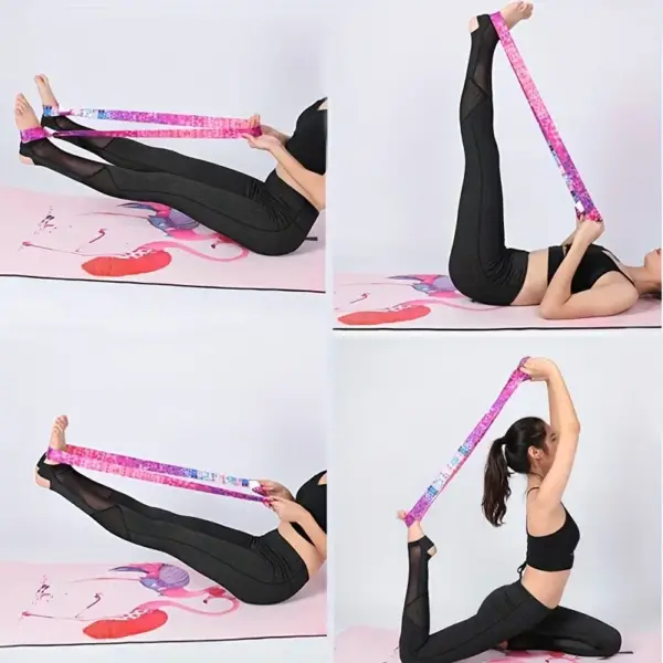 Adjustable Yoga Mat Strap Yoga Mat Bundle Strap Shoulder Straps Sports Stretch Strap Floor Mat Storage Strap Yoga Mat Bag - Image 3