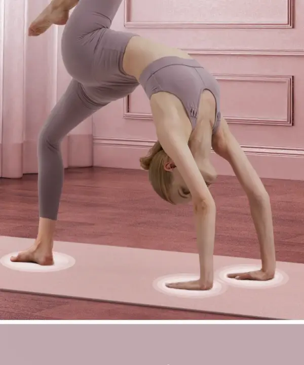 Al yoga yoga mat, anti slip and sweat absorbent thin fitness yoga mat, portable and foldable thin blanket - Image 3