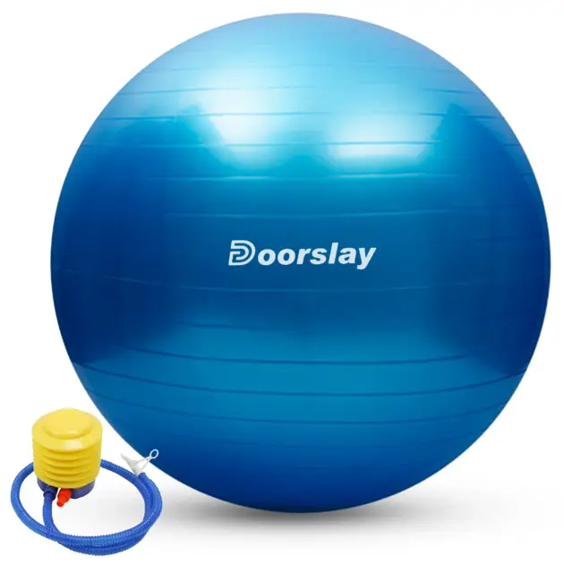 Anti-burst Yoga Ball 55/65/75cm 2mm Thickened Stability Balance Ball Pilates Barre Physical Fitness Exercise Ball with Air Pump