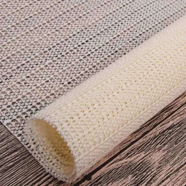 Antiskid Net Cloth Silica Gel Anti Slip PVC Foaming Sofa Yoga Mat Carpet, Automobile Cushion Compound Foam Bottom Cloth