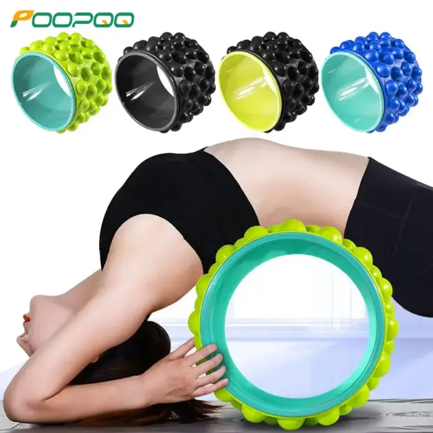 Back Stretcher Cracker Roller for Back Pain Relif, Yoga Wheel, Leg Foam Roller for Body, Back Stretching and Cracking Devices