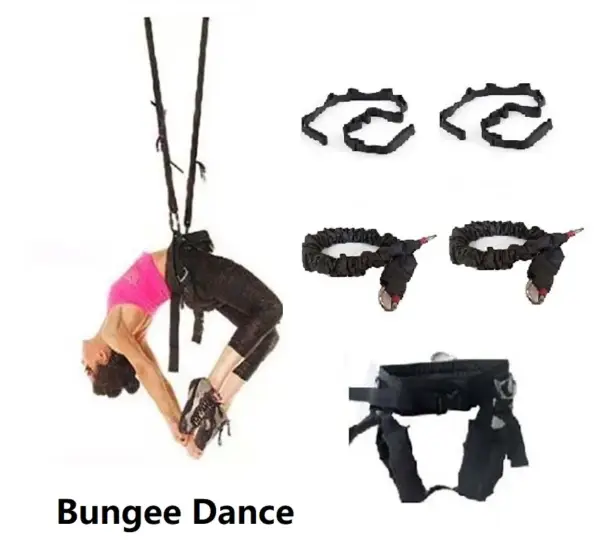 Bungee Dance Workout Fitness Training Gravity Yoga Pull Rope Exercise Equipment