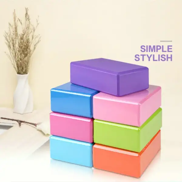 Colors Pilates Durable EVA Gym Blocks Foam Brick Training Exercise Fitness Stretching Bolster Pillow Cushion Home Body Shaping - Image 4