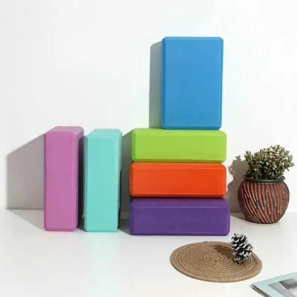 Colors Pilates Durable EVA Gym Blocks Foam Brick Training Exercise Fitness Stretching Bolster Pillow Cushion Home Body Shaping - Image 6