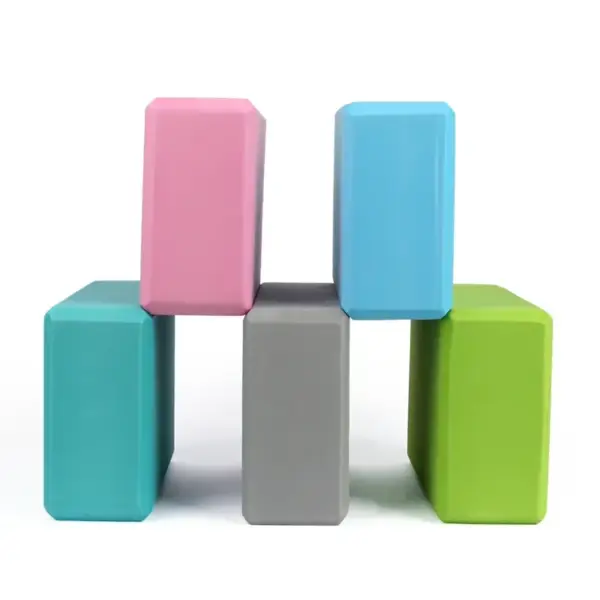 EVA Gym Blocks Foam Brick Training Exercise Fitness Set Tool Yoga Bolster Pillow Cushion Stretching Body Shaping yoga blocks - Image 2