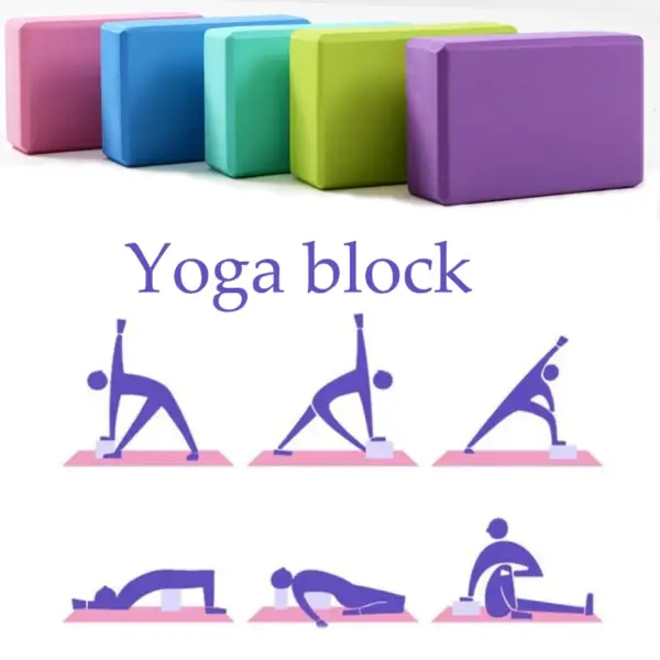EVA Yoga Blocks Sports Toy Exercise Gym Foam Workout Stretching Aid Body Shaping Health Training For Women Fitness Yoga Brick - Image 2