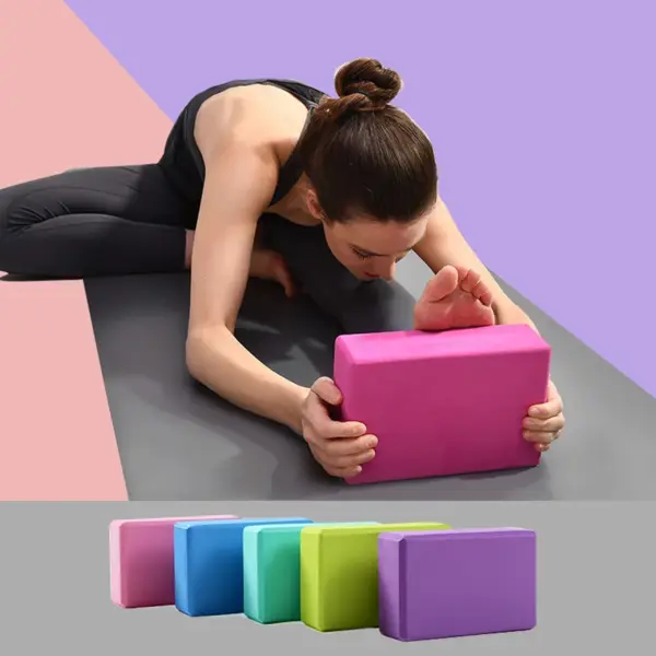 EVA Yoga Blocks Sports Toy Exercise Gym Foam Workout Stretching Aid Body Shaping Health Training For Women Fitness Yoga Brick - Image 3
