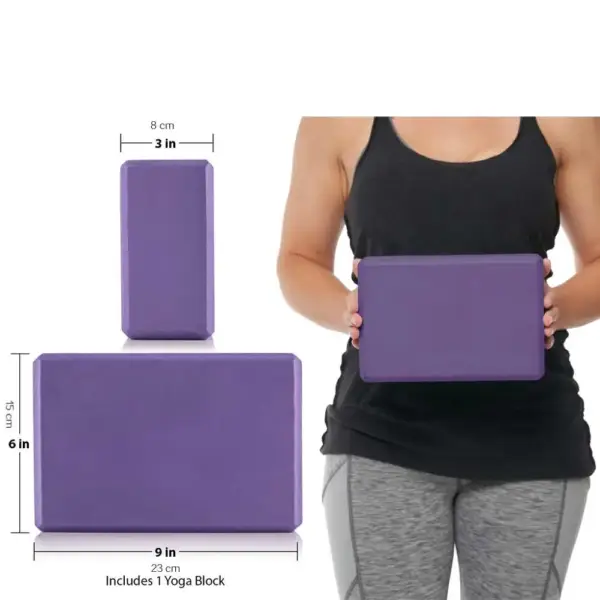 EVA Yoga Blocks Sports Toy Exercise Gym Foam Workout Stretching Aid Body Shaping Health Training For Women Fitness Yoga Brick - Image 4