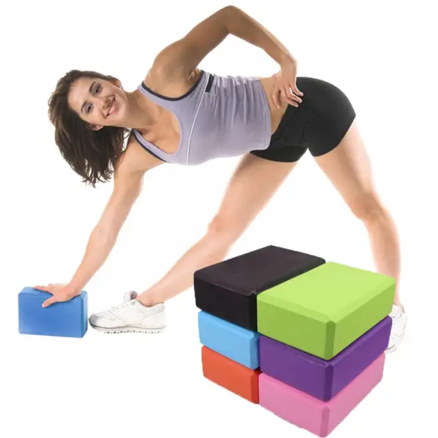 EVA Yoga Blocks Sports Toy Exercise Gym Foam Workout Stretching Aid Body Shaping Health Training For Women Fitness Yoga Brick