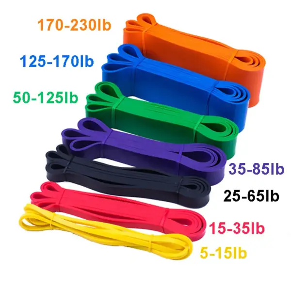 Fitness Band Pull Up Elastic Bands Rubber Resistance Loop Power Band Set Home Gym Workout Expander Strengthen Trainning - Image 3
