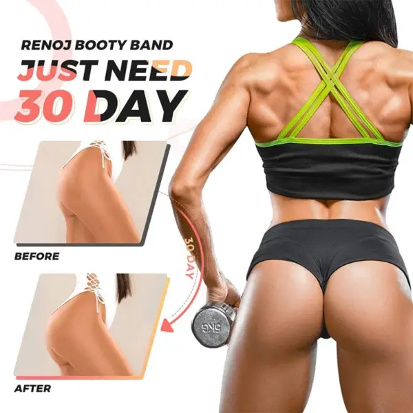 Fitness Booty Resistance Bands Workout Fabric Loop Band Butt Exercise Bands For Hip Legs Thigh Glutes Non-Slip Deep Squat Band - Image 3