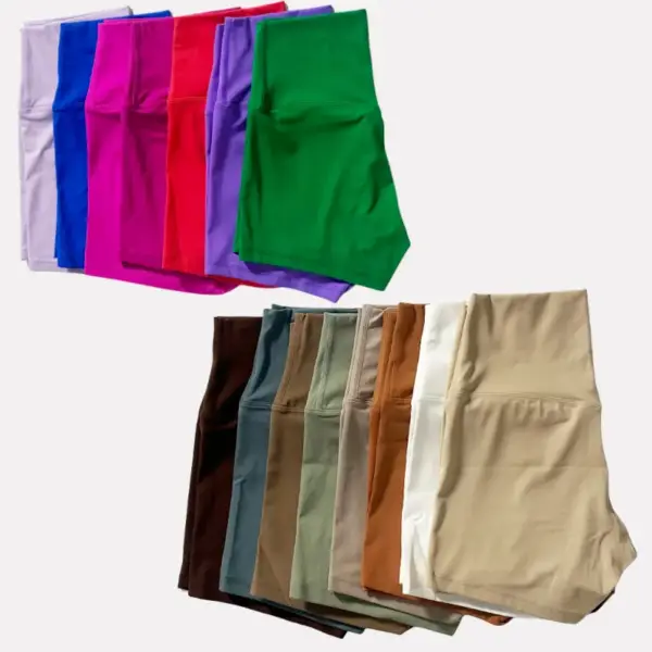 Fitness LuluG Gym Push Up Leggings Short Woman Quick Drying Running Tight Seamless Nylon Yoga Wear Sport Shorts Workout Clothing - Image 3