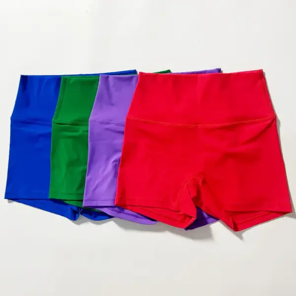 Fitness LuluG Gym Push Up Leggings Short Woman Quick Drying Running Tight Seamless Nylon Yoga Wear Sport Shorts Workout Clothing - Image 4