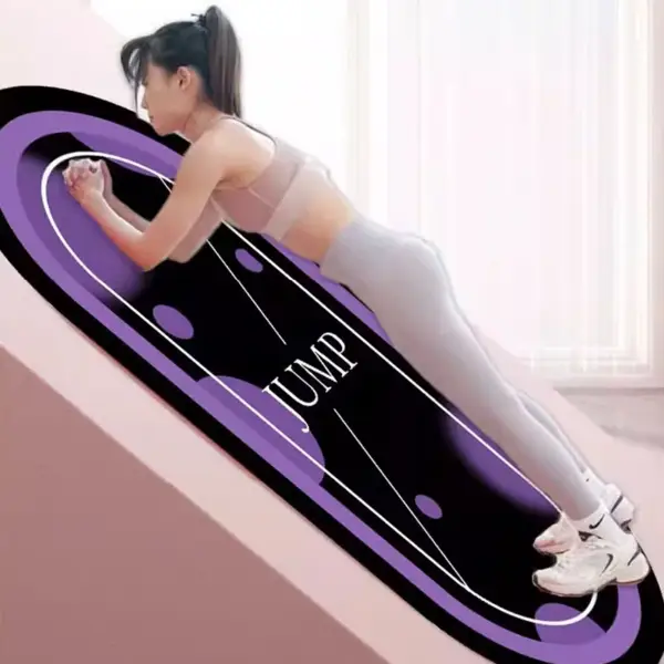 Fitness Yoga Mats Women Exercise Home Shock-absorbing Floor Mat Skipping Rope Non-slip Rugs Thickened Silent Special Simple Rug - Image 4
