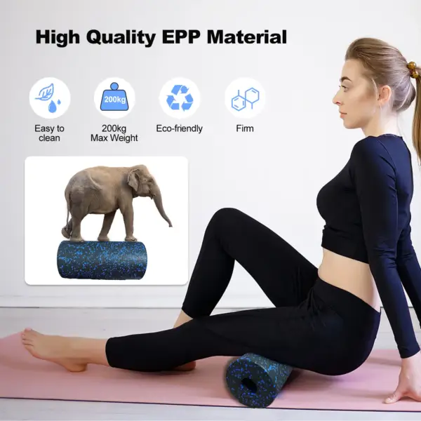 Foam Roller Yoga Hollow EPP High Hardness High Quality Yoga Pilates Fitness Exercise Muscle Massage - Image 4
