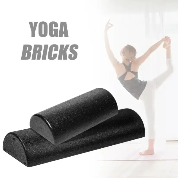 Half Round Yoga Roller for Balance Training in Gym, Deep Tissue Massage, Yoga Blocks - Image 5