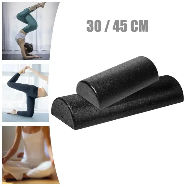 Half Round Yoga Roller for Balance Training in Gym, Deep Tissue Massage, Yoga Blocks - Image 6