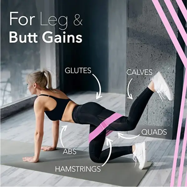 Hip Trainer Yoga stretch band Training Pull Rope For Sports Pilates Hip belt Fitness Hip Loop Resistance Bands Squat belt - Image 6