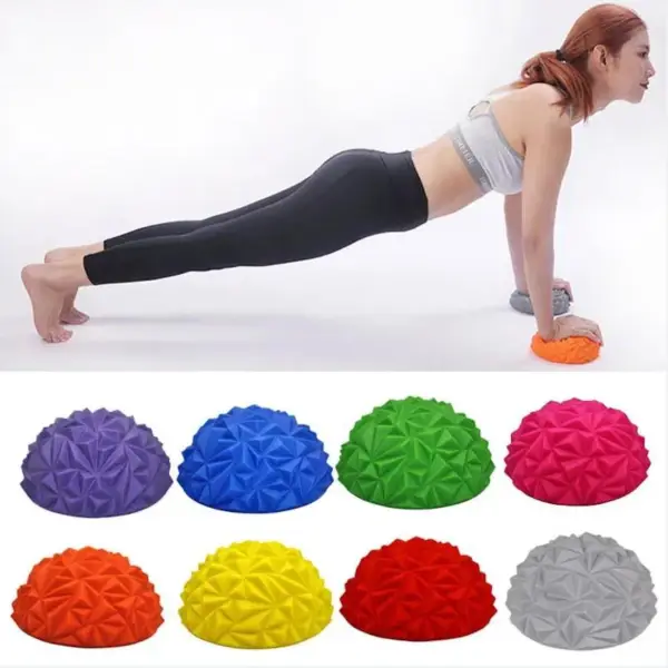 Infatable Half Ball Yoga Massage Balance Stapstenen Stepping Stones Autism Sensory Toys Adults Children Juguetes Divertidos - Image 2
