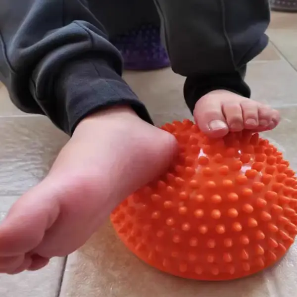 Infatable Half Ball Yoga Massage Balance Stapstenen Stepping Stones Autism Sensory Toys Adults Children Juguetes Divertidos - Image 4