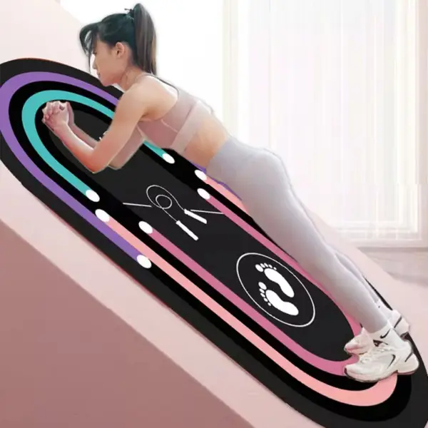 Jumping Rope Mats Oval Yoga Floor Mat Home Indoor Silent Non-slip Rug Fitness Sound Proofing Rugs Sports Professional Carpet - Image 4