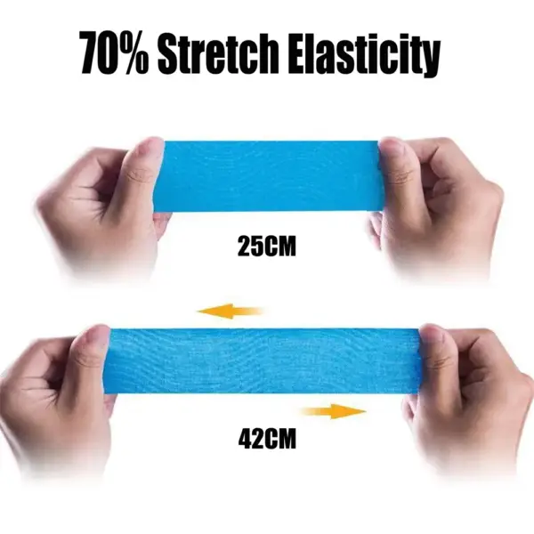 Kinesiology Tape Pro Precut 20 Strips Sports Waterproof Breathable Latex Free Tape Ankle Knees Elastic Sports Activities Tapes - Image 4