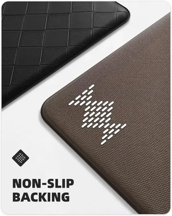 Kitchen Mat ，Long Runner Kitchen Floor Mats，PVC 10mm Cushioned Anti Fatigue, Foam Comfort Kitchen Padded Mats for Standing - Image 6