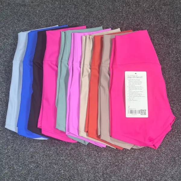 Luluwomen Sports Yoga Shorts with High Waist Bottom, Quick Drying and Breathable High Quality Fitness Running Women's Yoga Pants