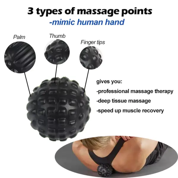 Massage Ball Muscle Pain Relief For Back Feet Shoulder Leg Fascia Ball Trigger Point Therapy Ball High Quality Yoga Pilates - Image 2