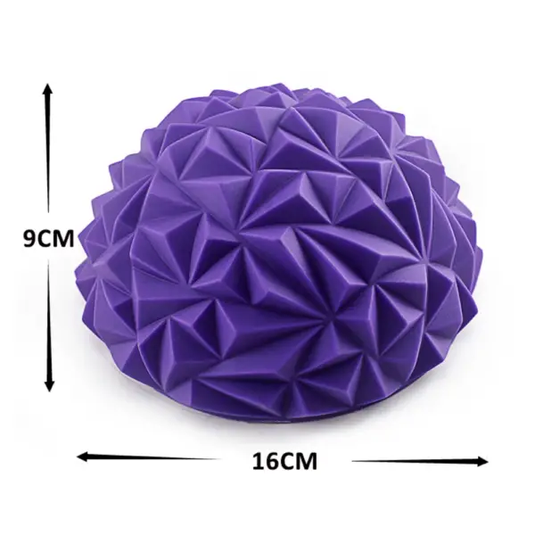 Massage Yoga Ball Toy PVC Inflatable Massage Point Half Fit Ball Balance Trainer Stabilizer GYM Pilates Fitness Pineapple Ball - Image 5