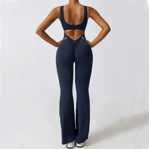New Gym Set Women Training Yoga Suit Sportswear Women Sports Jumpsuit Fitness Rompers Stretch Female Push Up Workout Bodysuits - Image 3