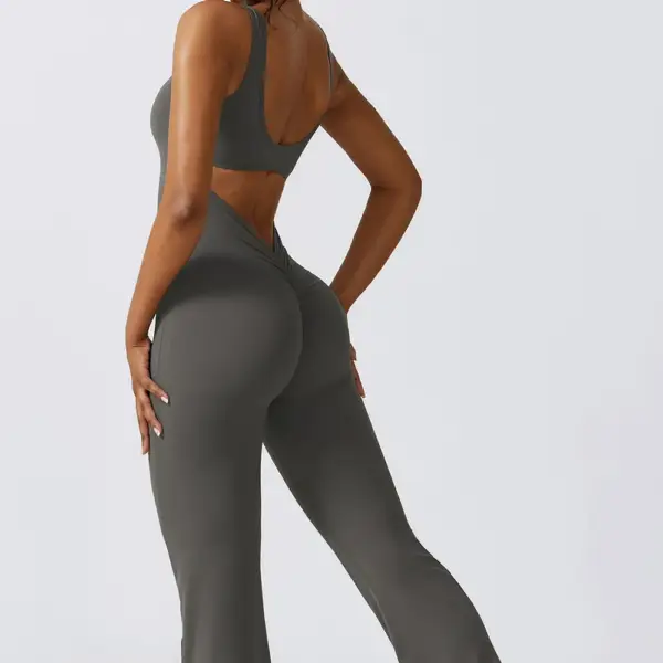 New Gym Set Women Training Yoga Suit Sportswear Women Sports Jumpsuit Fitness Rompers Stretch Female Push Up Workout Bodysuits - Image 4