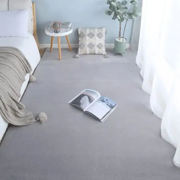 New Nordic Carpet Bedroom Bed Blanket Living Room Tea Table Mat Short Velvet Home Mat Large Area Covered with Non-slip 200*200cm - Image 2