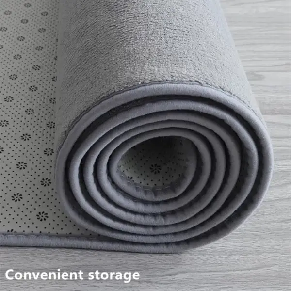New Nordic Carpet Bedroom Bed Blanket Living Room Tea Table Mat Short Velvet Home Mat Large Area Covered with Non-slip 200*200cm - Image 4
