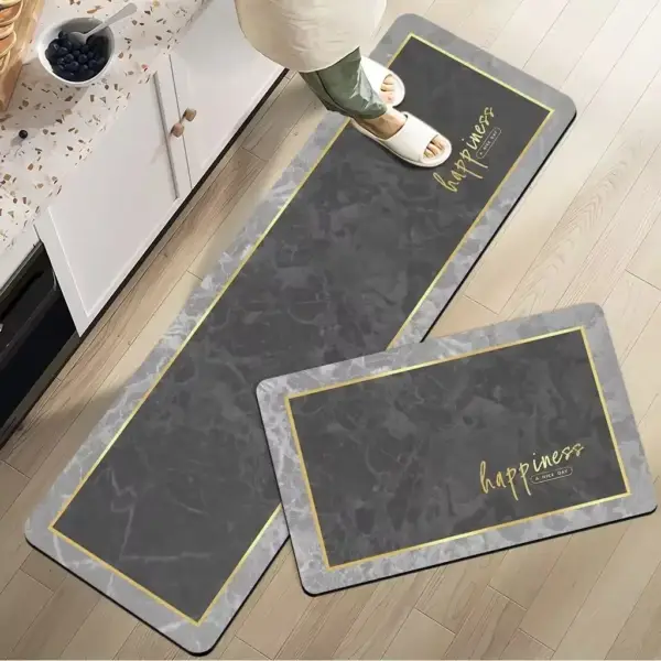 New Slip Absorbent Kitchen Mat Quick Drying Living Room Carpet High Quality Absorbent Anti Fall Rugs Anti Oil Stain Floor Mats - Image 3